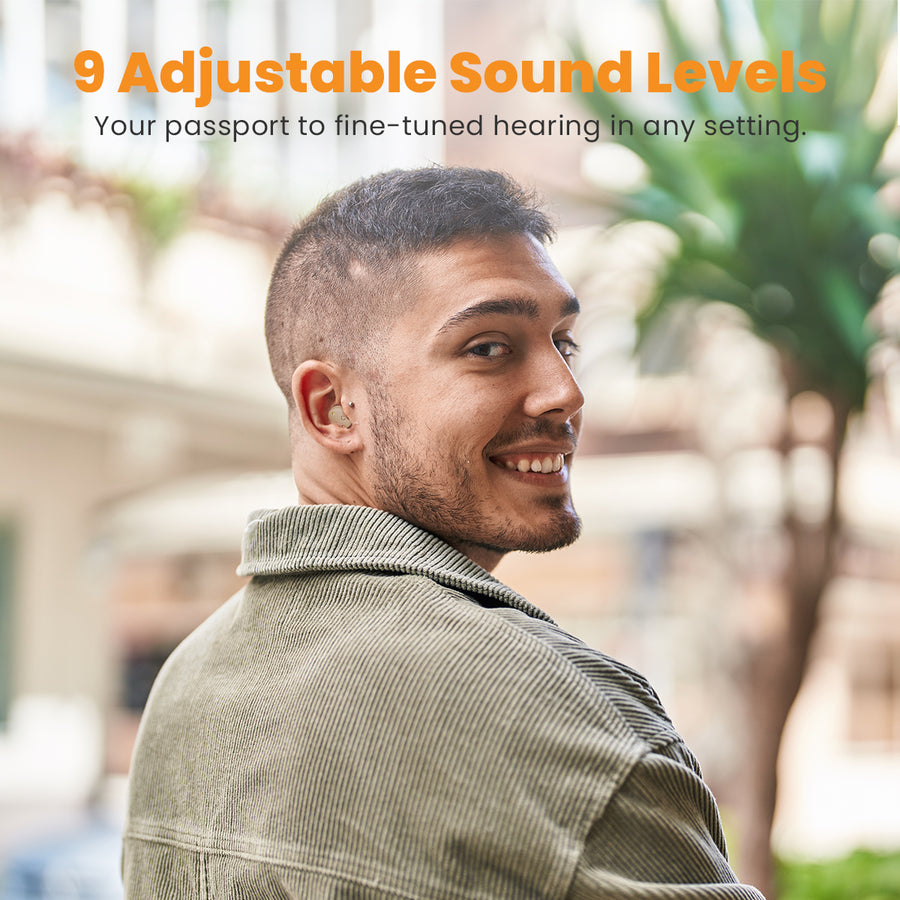 EarRite hearing aid — detail