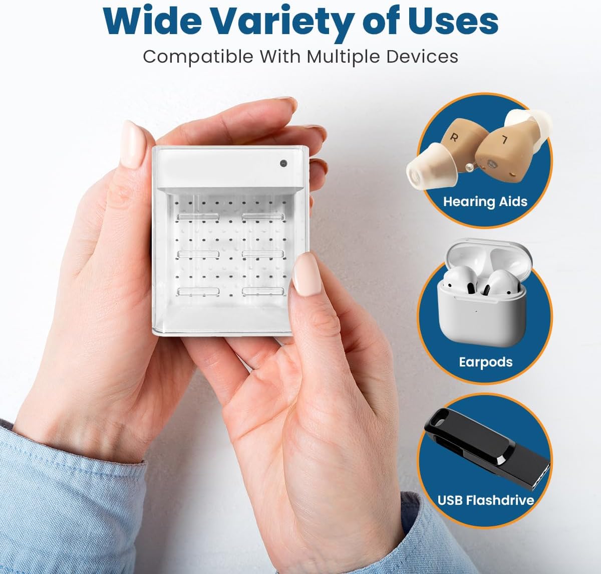 EarRite Automatic Hearing Aid Dryer & Dehumidifier